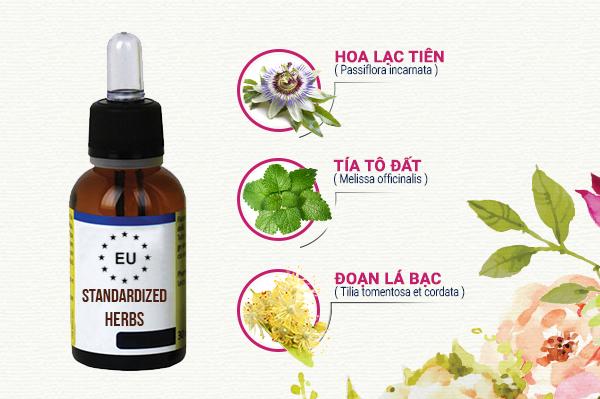 Siro thảo dược chuẩn hóa châu Âu giúp cải thiện tình trạng ngủ ít và ngủ không sâu giấc ở trẻ sơ sinh và trẻ nhỏ