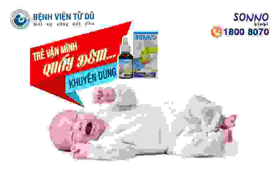 TRẺ KHÓ NGỦ, QUẤY ĐÊM: GIẢI PHÁP TỪ SONNO BIMBI 1 Tre vặn mình