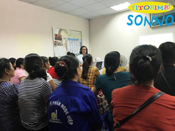 Fitobimbi SONNO tham gia lớp tư vấn tiền sản cho các mẹ bầu và sau sinh 1 Lớp tư vấn tiền sản cho các mẹ bầu và sau sinh thu hút đông đảo chị em tham gia
